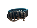 Chrome Hearts Black Leather Belt with Sterling Silver Details
